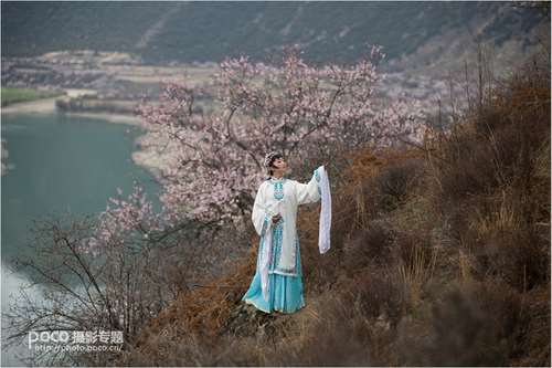PS合成唯美中国风仕女图 优图宝 PS图片合成教程
