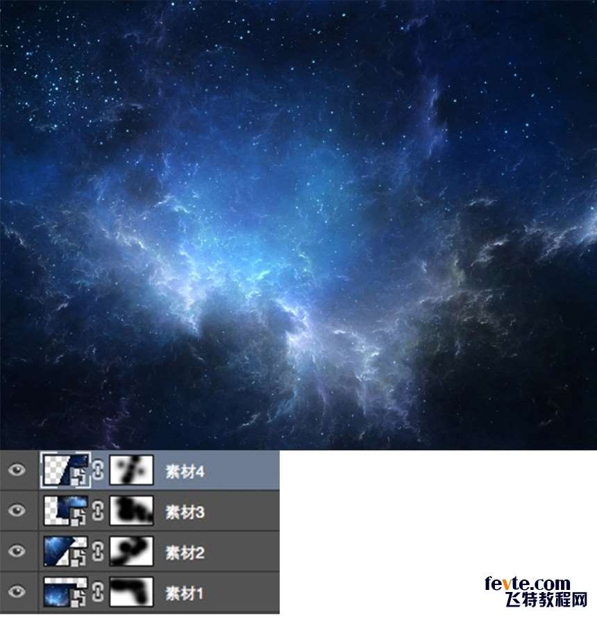 PS合成梦幻星空人像 优图宝 PS图片合成教程11