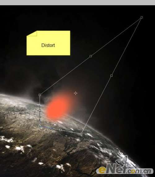 PS合成星球撞击场景 优图宝 PS图片合成教程