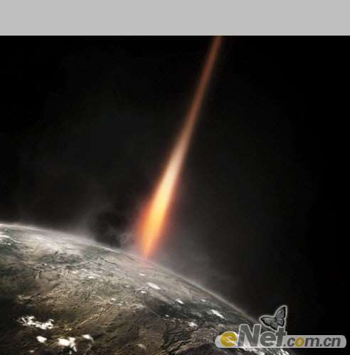 PS合成星球撞击场景 优图宝 PS图片合成教程