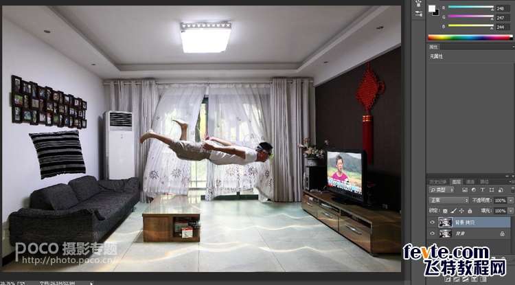 PS合成梦幻潜水效果场景 优图宝 PS图片合成教程