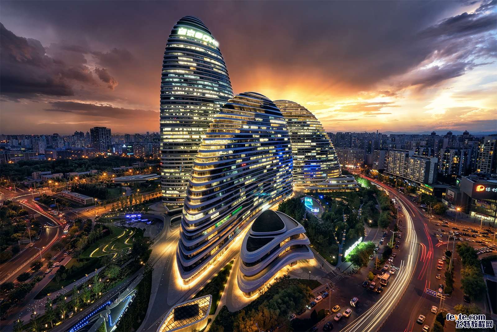 PS合成科幻大片城市场景 优图宝 PS图片合成教程