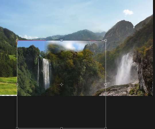 用PS简单快速给照片合成瀑布风景教程 优图宝 PS图片合成教程