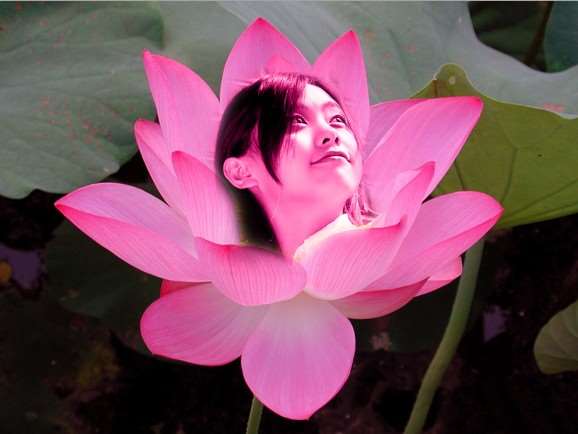 PS合成花仙子美女 优图宝 PS图片合成教程