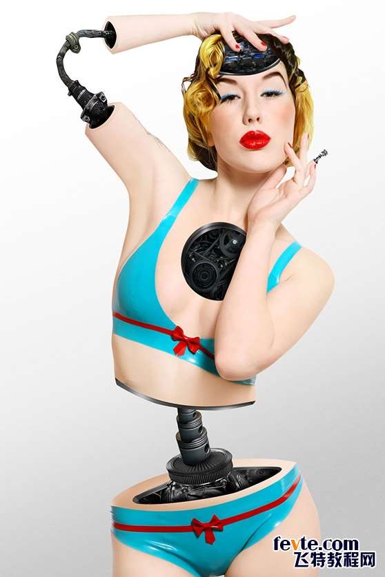 Creating a sexy mechanical pinup in Photoshop Creating a sexy mechanical pinup in Photoshop