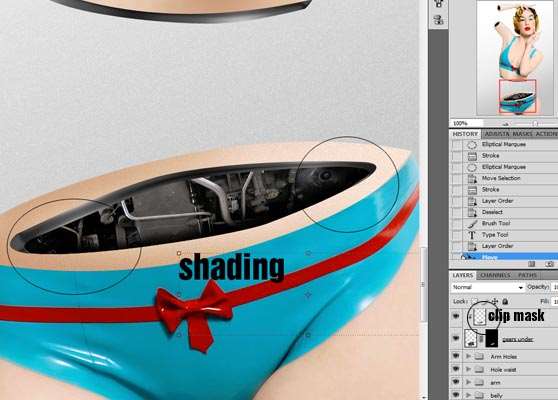Creating a sexy mechanical pinup in Photoshop Creating a sexy mechanical pinup in Photoshop