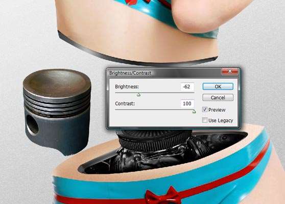 Creating a sexy mechanical pinup in Photoshop Creating a sexy mechanical pinup in Photoshop