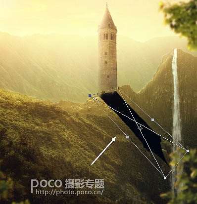 PS合成漂亮朝霞山峰美景 优图宝 PS图片合成教程