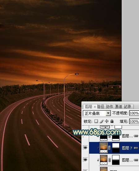 PS打造公路夜景效果图 优图宝 PS图片合成教程