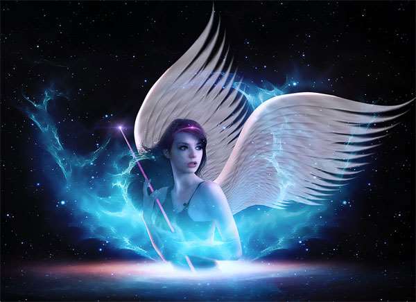 PS合成梦幻天使 优图宝 PS图片合成教程