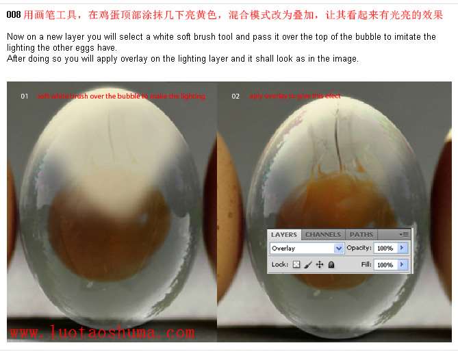 PS合成透明鸡蛋 优图宝 PS图片合成教程