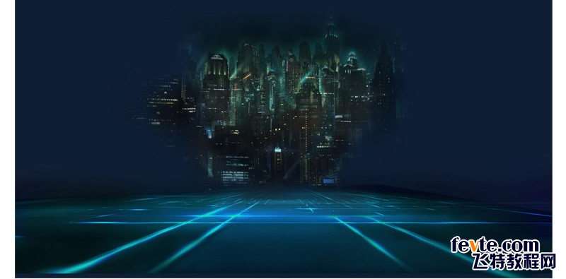 PS合成超炫科幻感场景 优图宝 PS图片合成教程
