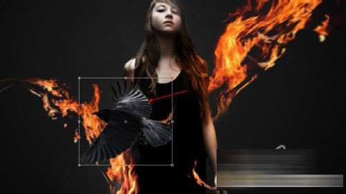 PS合成超酷奇幻火焰美女 优图宝 PS图片合成教程