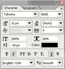 photoshop合成文字构成的头像 优图宝 photoshop图片合成教程text settings