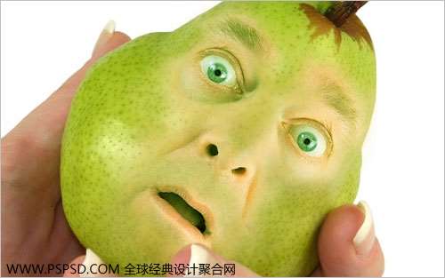ps超强合成人面水果 优图宝 ps图片合成教程