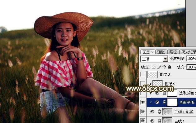 PS合成唯美日落风景照片 优图宝 PS图片合成教程