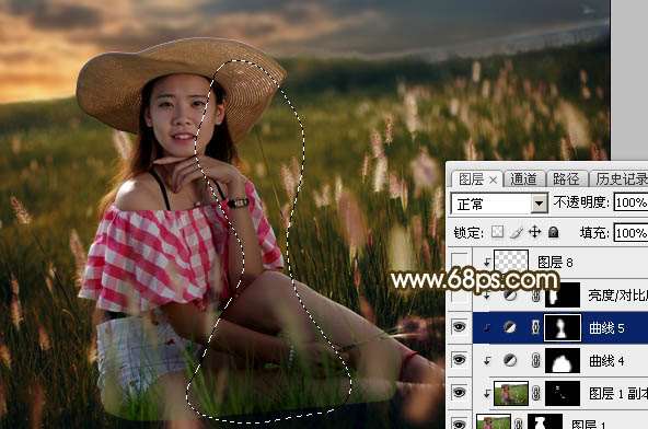 PS合成唯美日落风景照片 优图宝 PS图片合成教程