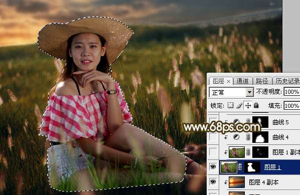 PS合成唯美日落风景照片 优图宝 PS图片合成教程