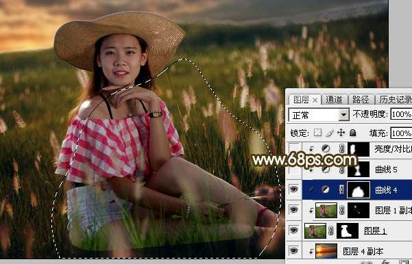 PS合成唯美日落风景照片 优图宝 PS图片合成教程