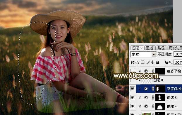 PS合成唯美日落风景照片 优图宝 PS图片合成教程