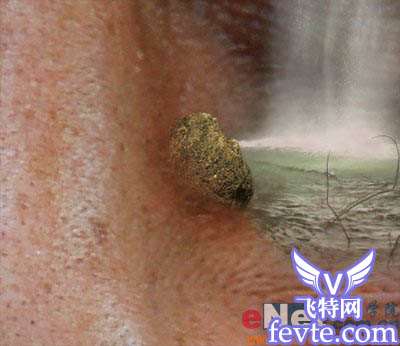 PS合成逼真的人像瀑布 优图宝 PS图片合成教程