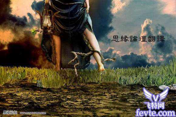 Photoshop制作树枝都心动的美女 优图宝 PS图片合成教程