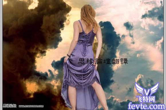 Photoshop制作树枝都心动的美女 优图宝 PS图片合成教程
