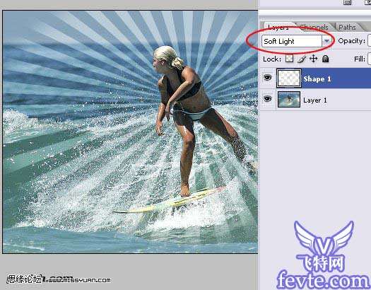 Photoshop合成动感的冲浪海报 优图宝 图片合成教程