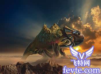 Photoshop合成一只魔幻蜥蜴 优图宝 图片合成教程