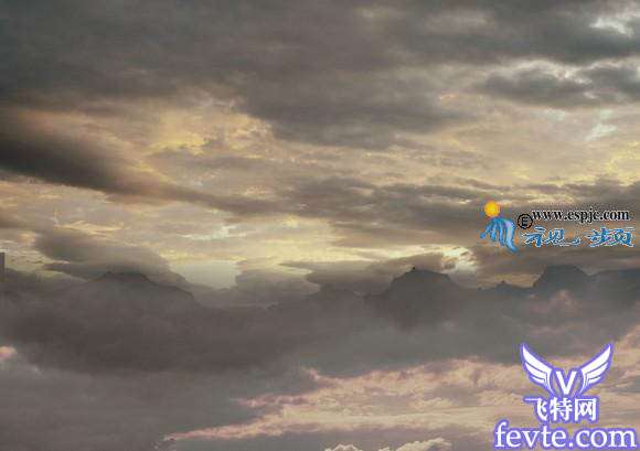 图片合成空中的城堡 优图宝 photoshop图片合成教程