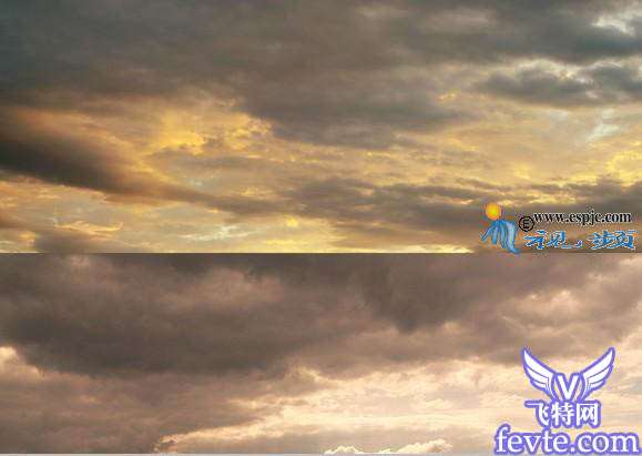 图片合成空中的城堡 优图宝 photoshop图片合成教程
