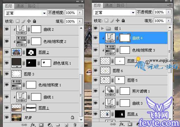 图片合成空中的城堡 优图宝 photoshop图片合成教程