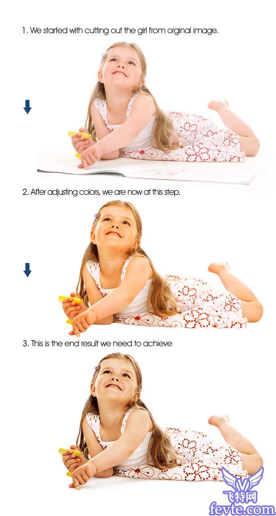 Photoshop合成一副可爱的孩子海报【高手教程】 优图宝 PS图片合成教程4