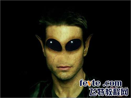 PS合成外星人 优图宝 PS图片合成教程