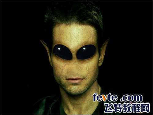 PS合成外星人 优图宝 PS图片合成教程