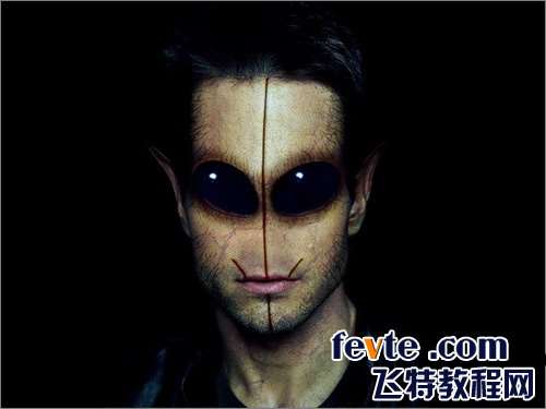 PS合成外星人 优图宝 PS图片合成教程