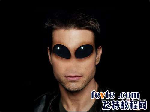 PS合成外星人 优图宝 PS图片合成教程