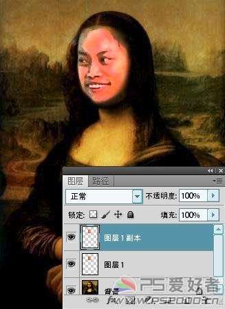 PS把凤姐合成为蒙娜丽莎 优图宝 PS图片合成教程
