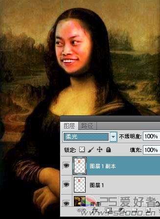 PS把凤姐合成为蒙娜丽莎 优图宝 PS图片合成教程