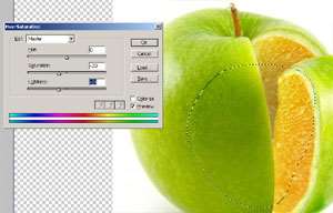 photoshop合成创意橙子苹果 优图宝 photoshop图片合成教程