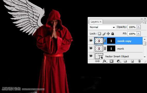 Photoshop合成玄幻的魔法使者 优图宝 Photoshop图片合成教程