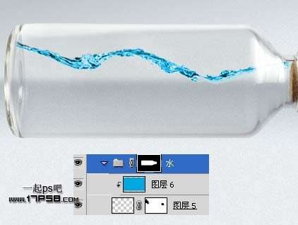 PS合成漂流瓶里的鲨鱼 优图宝 PS图片合成教程