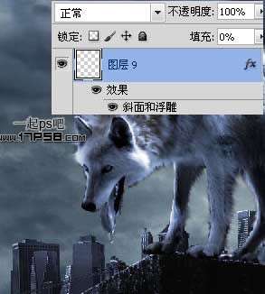 PS合成幽暗城市中的邪恶饿狼 优图宝 图片合成教程