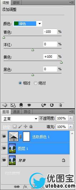 教你用PS调出深秋色调_ps教程自学网(www.utobao.com) 教你用PS调出深秋色调