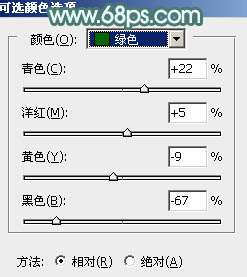 清新色调，ps调出淡淡的绿色清新风格图片