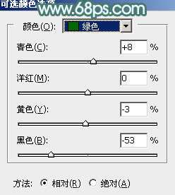 清新色调，ps调出淡淡的绿色清新风格图片