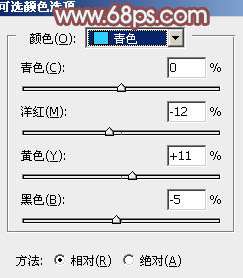 淡色调，ps调出淡淡的青黄色调照片教程