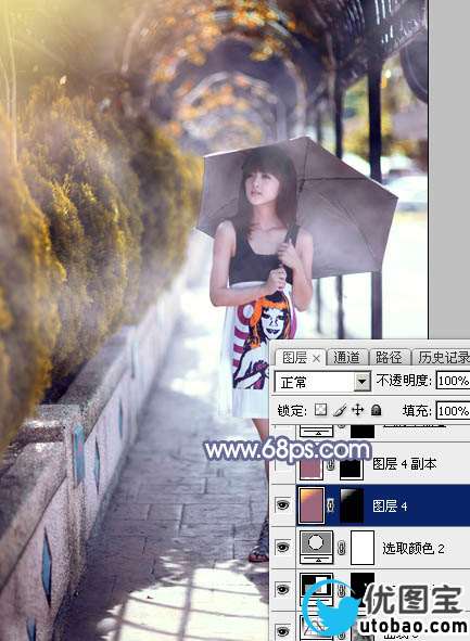 ps调出秋季阳光色调教程