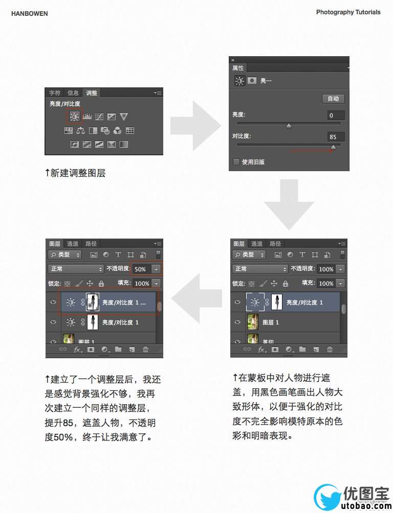 ps调出清新的日系色彩图片_ps教程自学网(www.utobao.com) ps调出清新的日系色彩图片