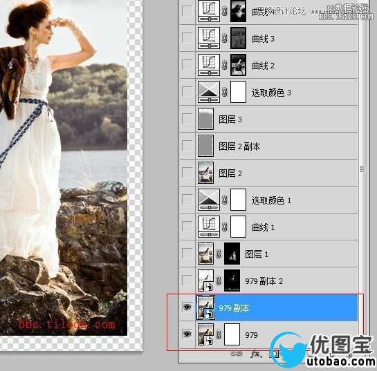 Photoshop调出外景人像高对比度冷色效果,PS教程,16xx8.com教程网